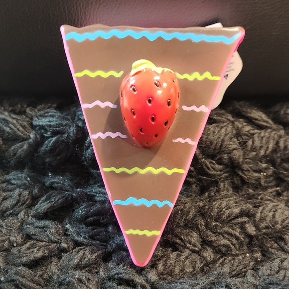 Dog Toy...Squeaky Strawberry Chocolate Cake - Picture 5 of 5